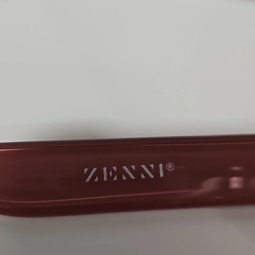 Zenni Women's Taupe Rosegold Plastic Full Rim Lightweight Prescription Glasses